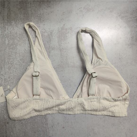 Andie Belmar Top Coco Bikini Triangle Swimwear Bathing Suit Twisted Size L New - Picture 6 of 12